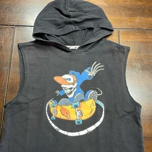 Tony Hawk Sleeveless Hoodie Youth Size Extra Large